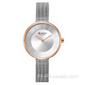 Nuevos relojes de mujer CURREN, reloj de pulsera de cuarzo de acero inoxidable de lujo de marca superior para mujer, reloj de pulsera creativo para mujer, reloj femenino